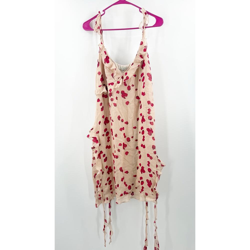 Saemdi Dress Women’s Size 3X Ruffled Chiffon Mini *Altered Plus Curvy Cocktail